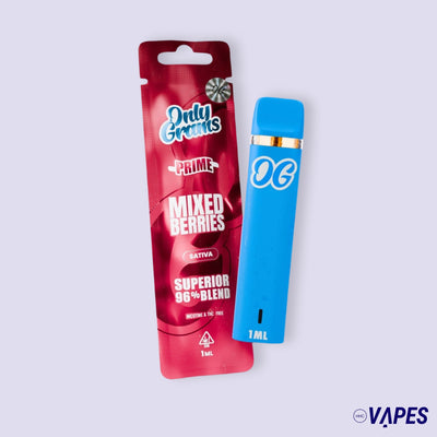 OnlyGrams Superior Vape Pen 96% - Mixed Berries HHC VAPES