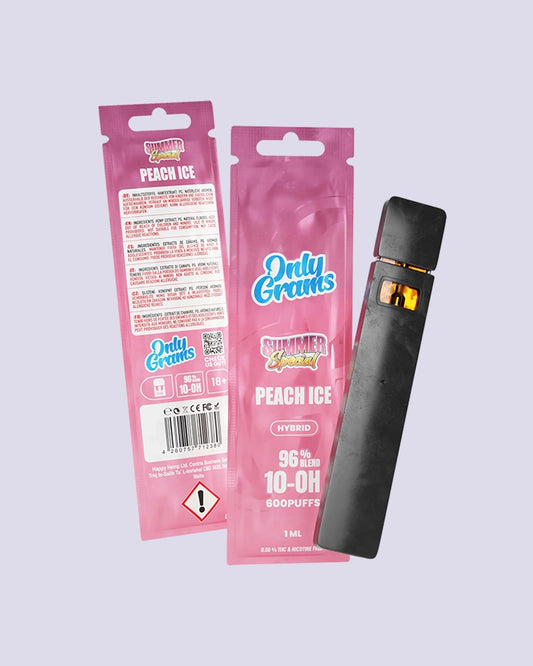 OnlyGrams 10-OH-HHC Vape Pen 96% - Peach Ice