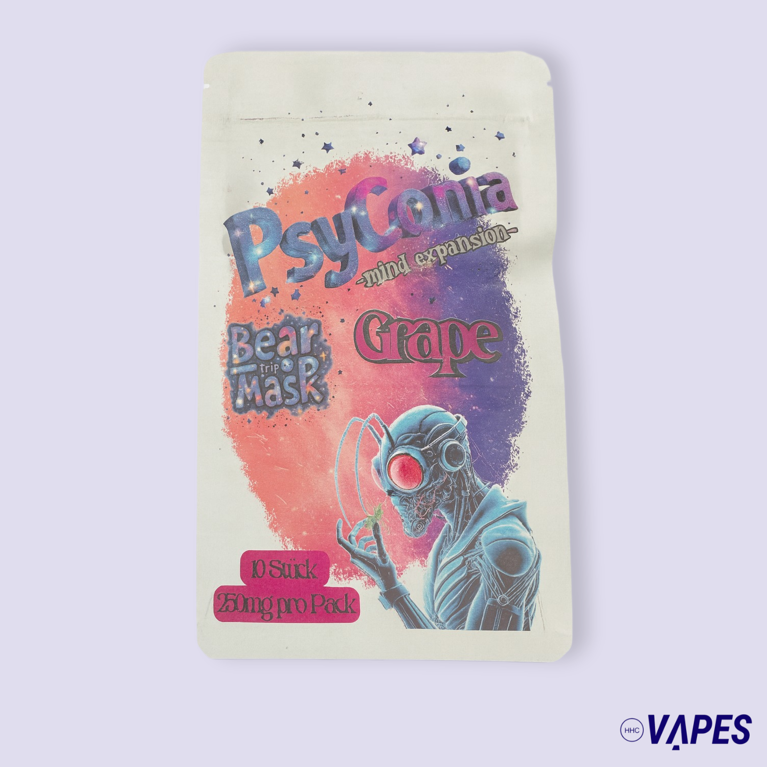 Psyconia Bear Trip MasK - Grape HPC 250mg HHC VAPES