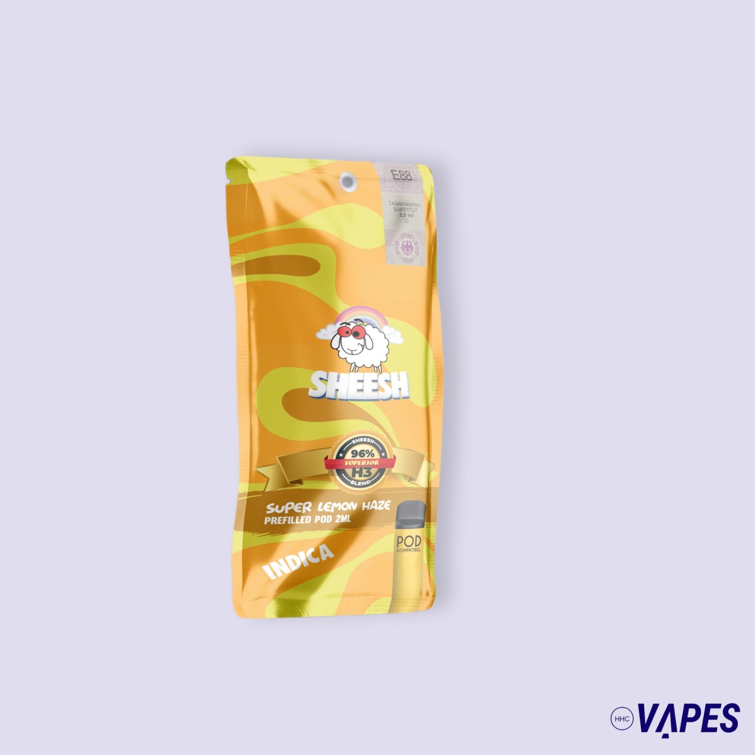 SHEESH - 96% H3 Superior Pod 2ml - Super Lemon Haze HHC VAPES