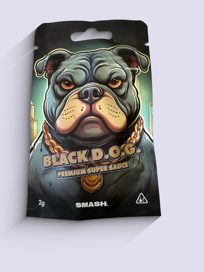 SMASH Black DOG Super Sauce Flower 2g HHC VAPES