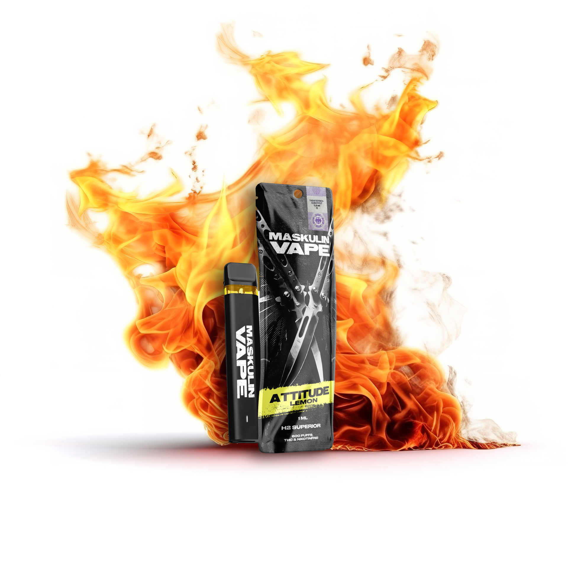 Maskulin Vape H2 Superior Attitude Lemon HHCVapes