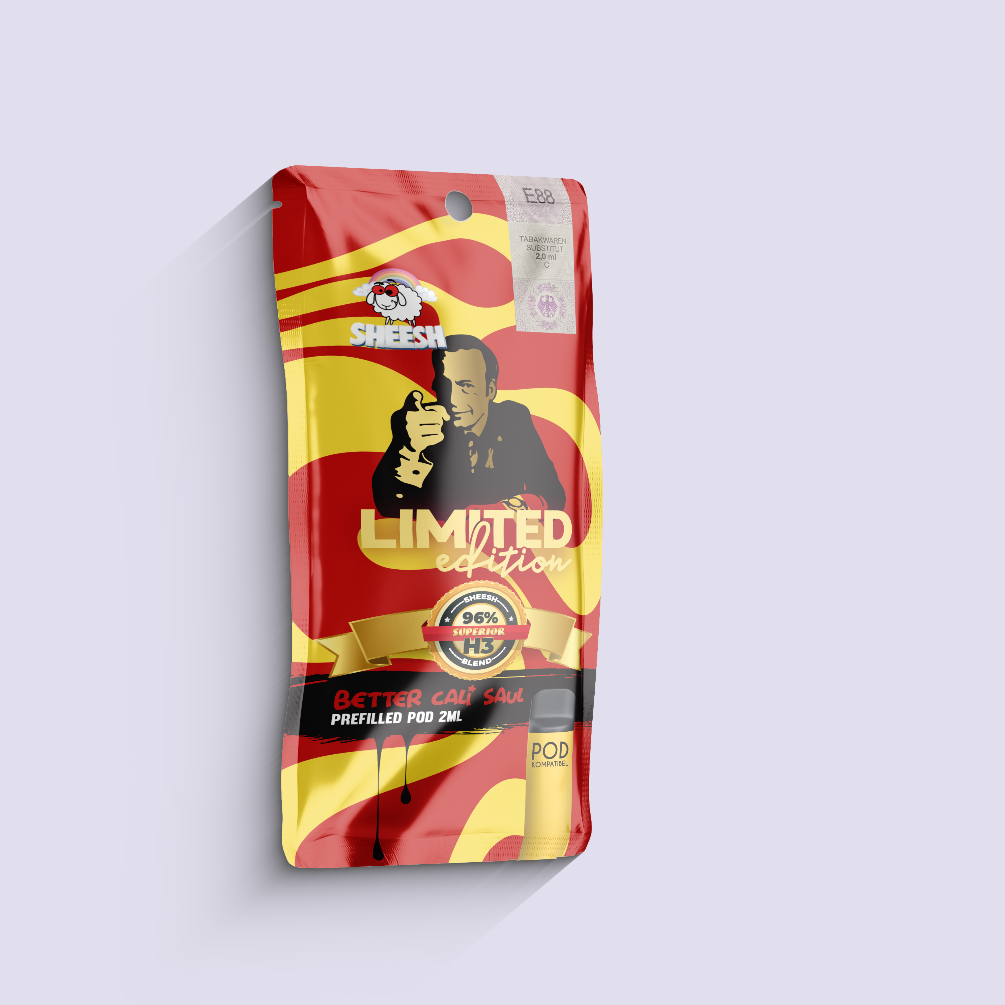 SHEESH - 96% H3 Superior Pod 2ml - Better Cali Saul