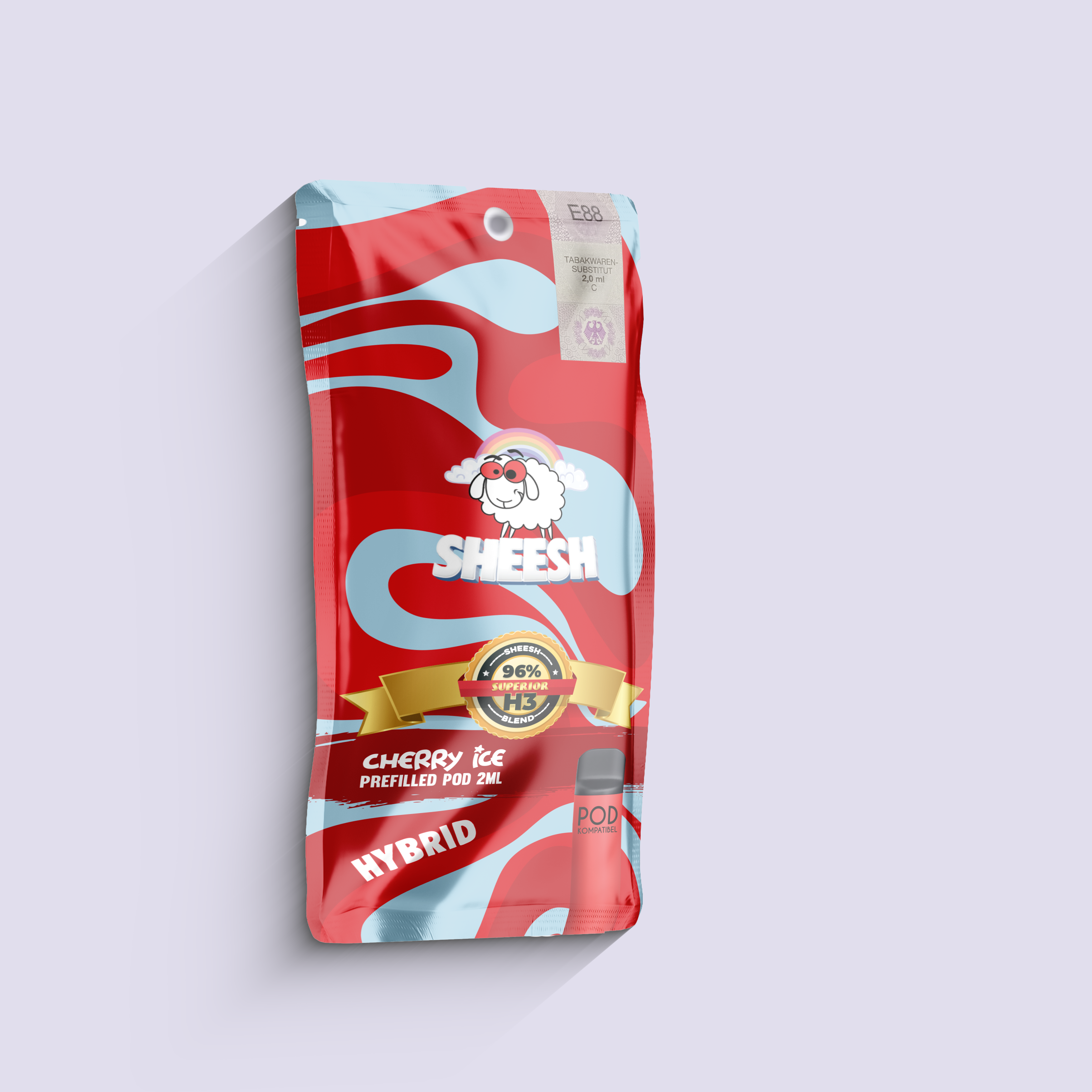 SHEESH - 96% H3 Superior Pod 2ml - Cherry Ice