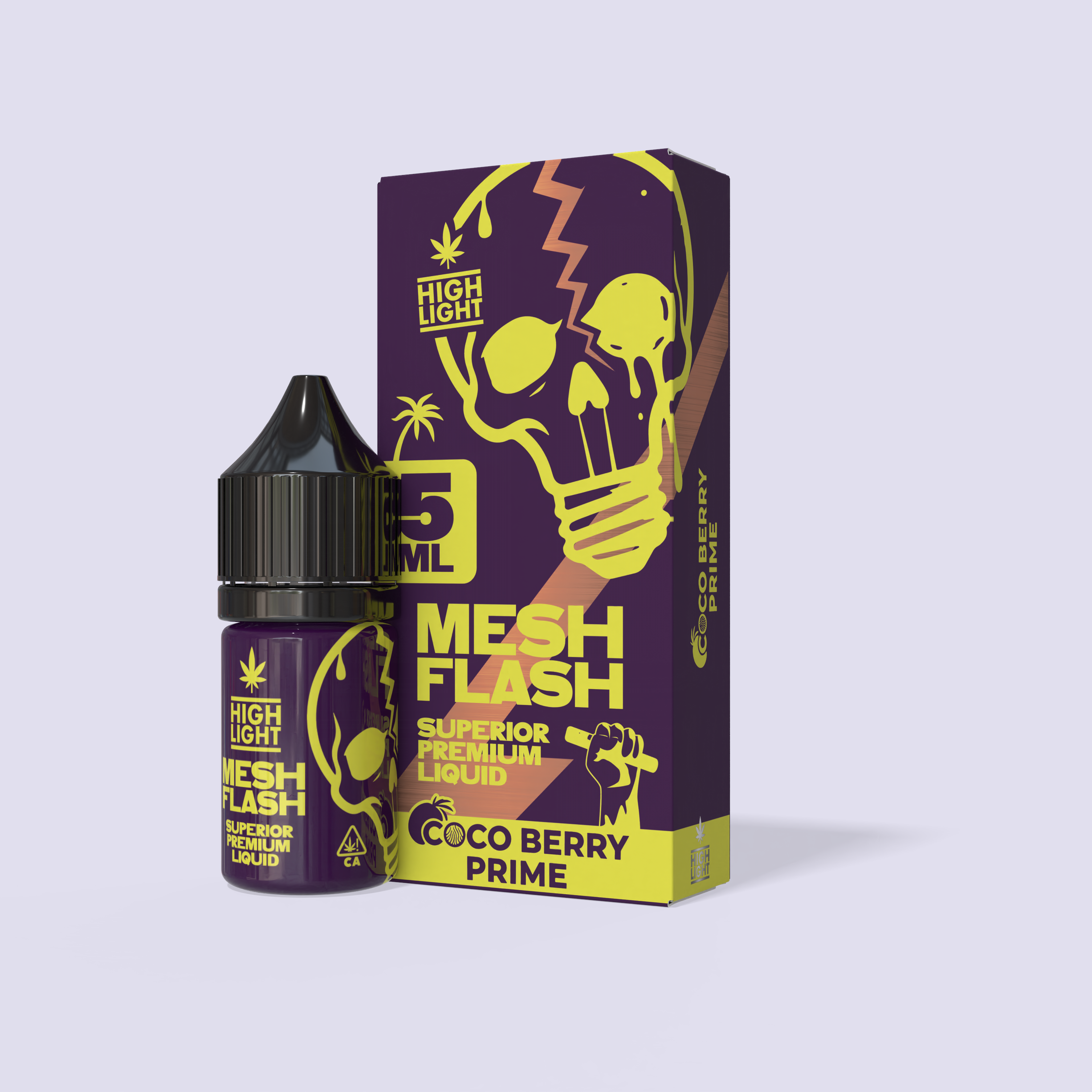 Highlight-Meshflash e-liquid - Coco Berry Prime 5 ml