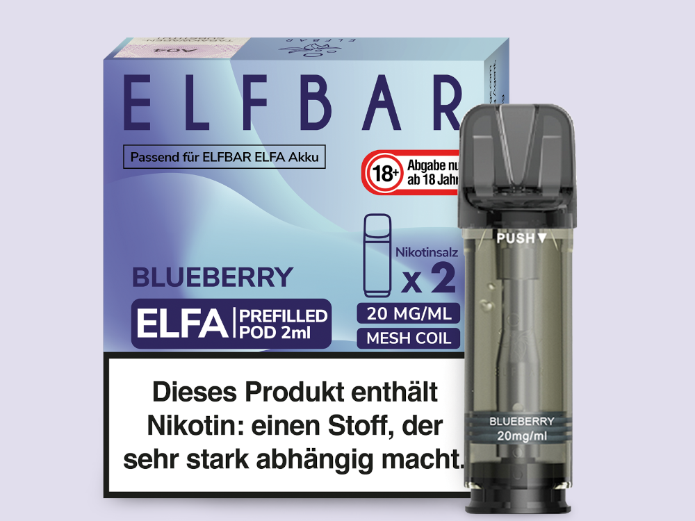 ELFA CP Prefilled Pod Blueberry 20mg/ml