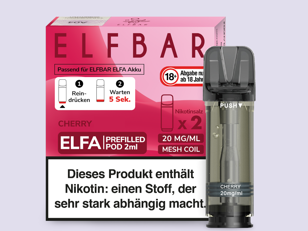 ELFA CP Prefilled Pod Cherry 20mg/ml