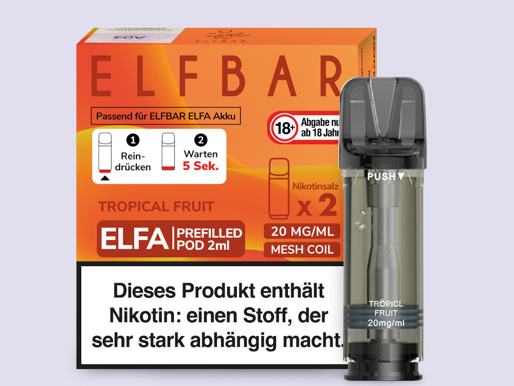 ELFA CP Prefilled Pod Tropical Fruit 20mg/ml