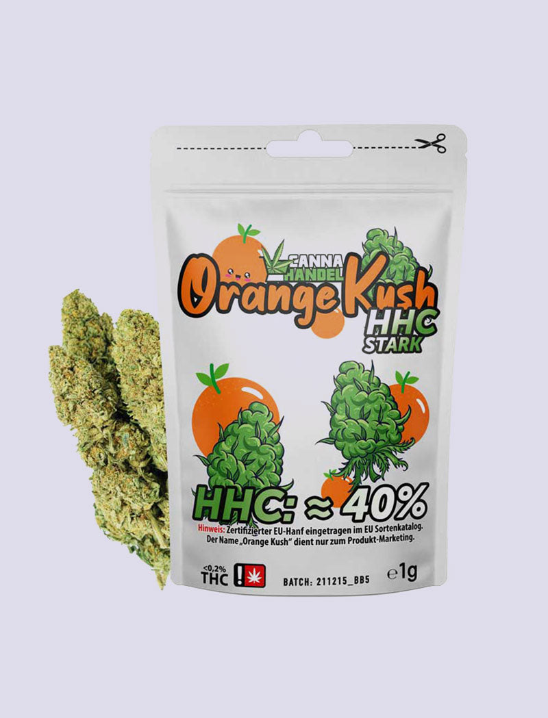 HHC-Blüte Orangekush mit 40% HHC