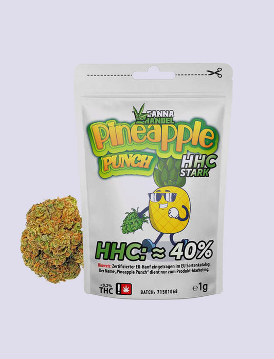 HHC-Blüte Pineapple-Punch mit 40% HHC