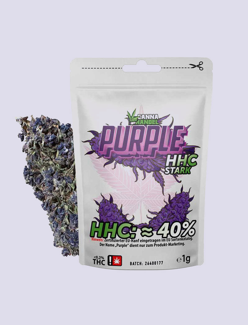 HHC-Blüte Purple mit 40% HHC