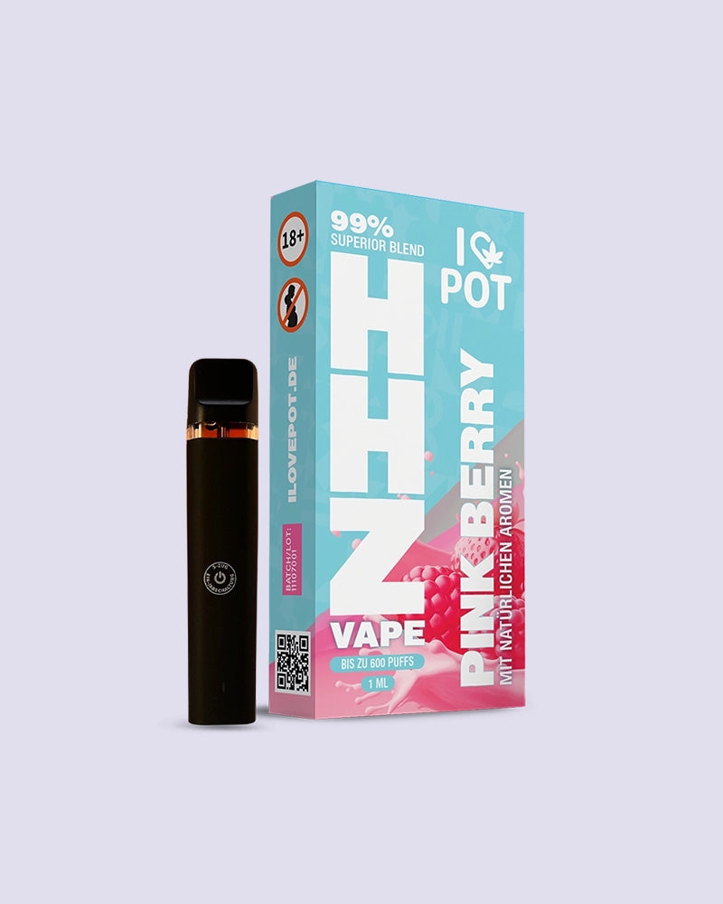 HHZ Vape Pen 95% - Pink Berry - HHC VAPES