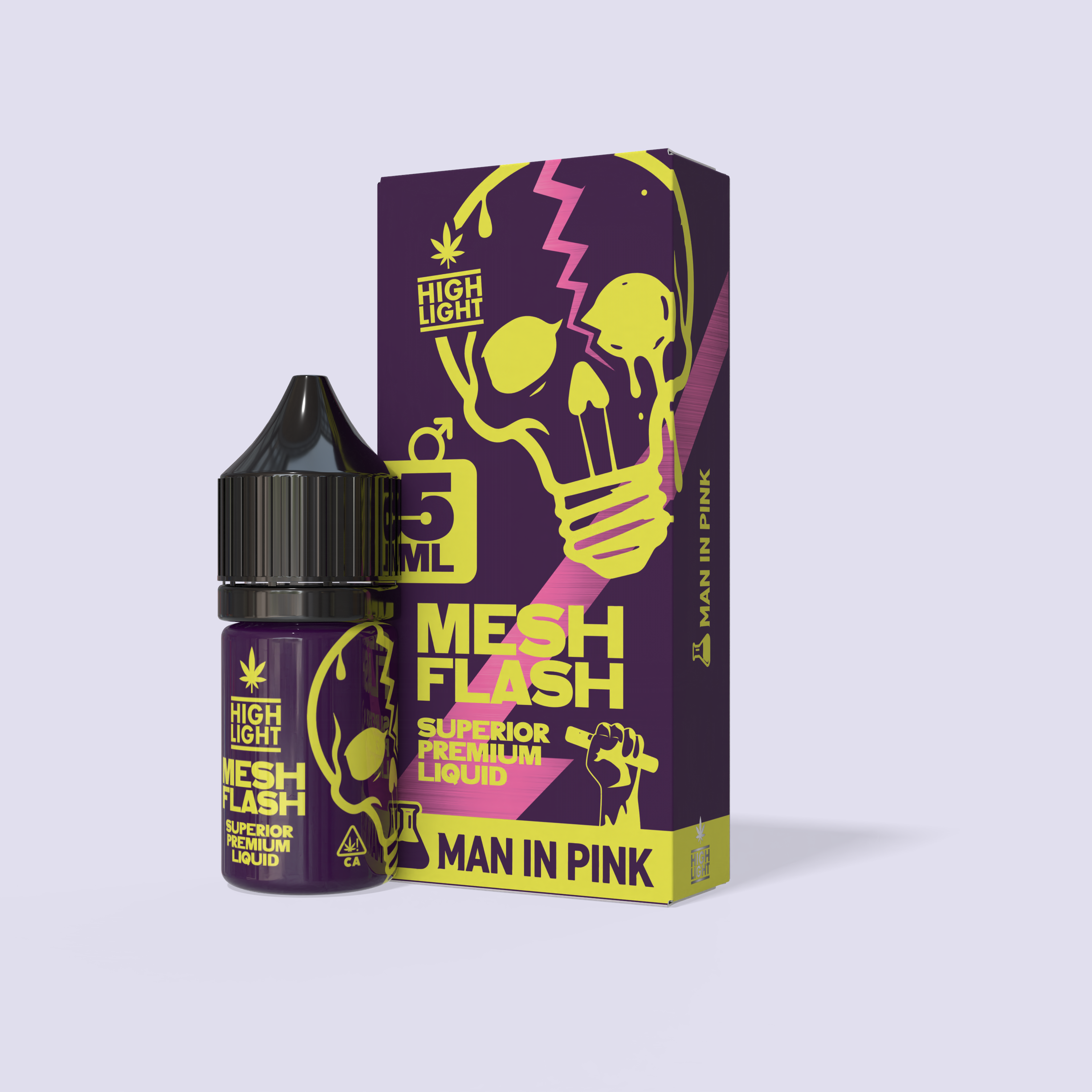 Highlight-Meshflash vätska - Man In Pink 5 ml