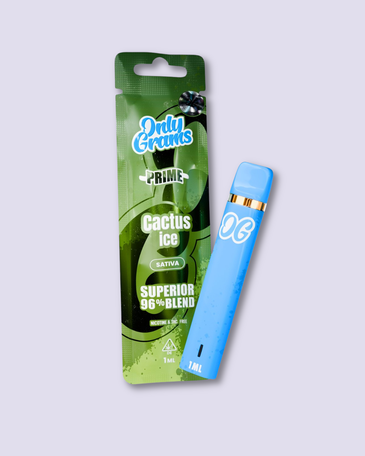 Only Grams Superior Vape Pen 96% - Cactus Ice