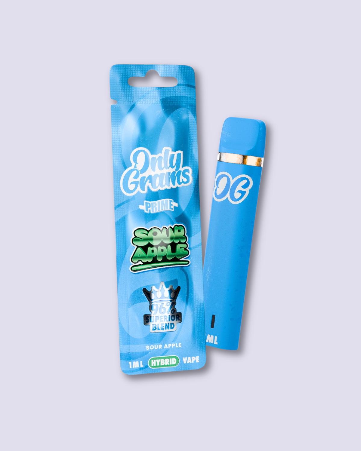 Only Grams Superior Vape Pen 96% - Sour Apple