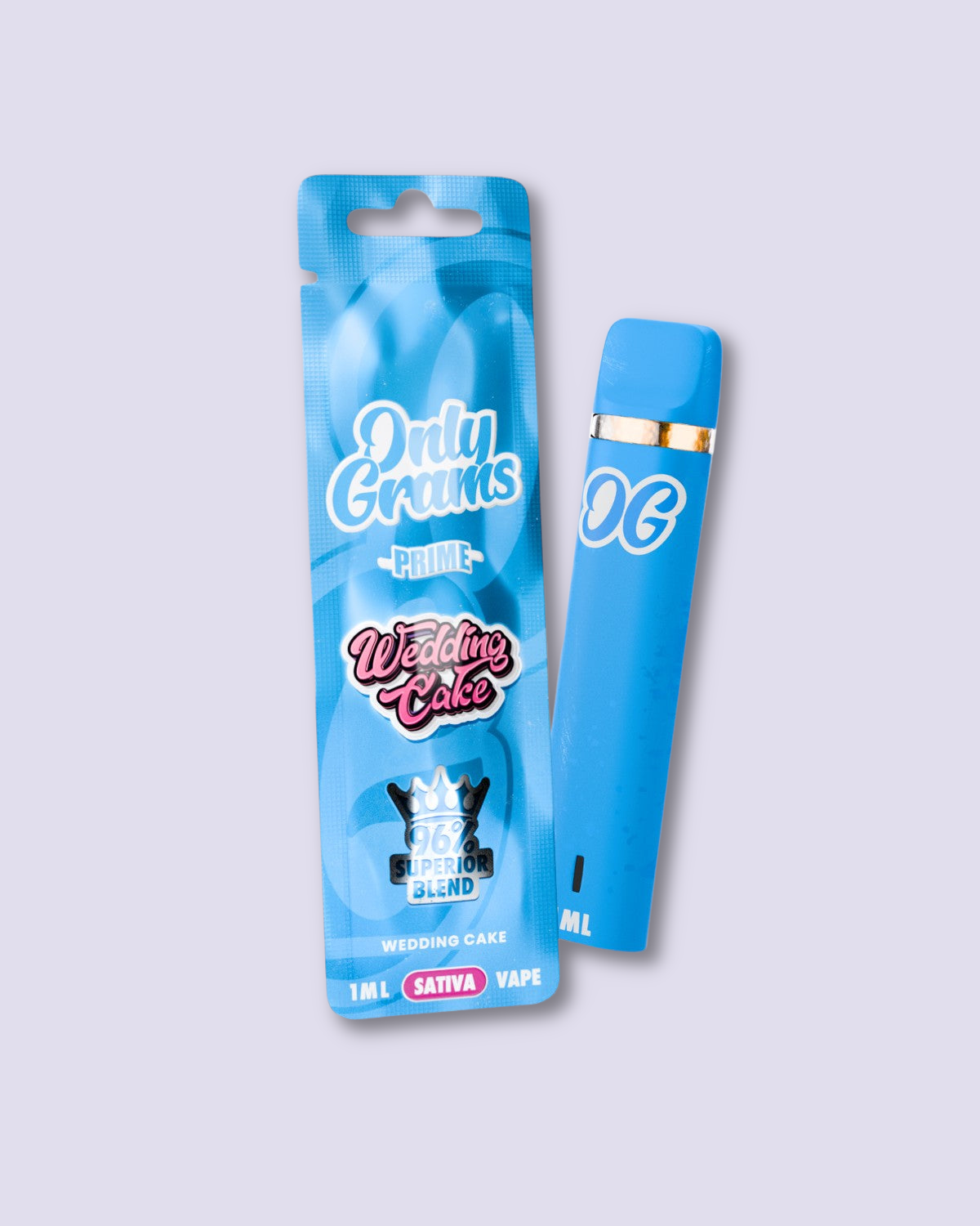 Only Grams Superior Vape Pen 96% - Wedding Cake