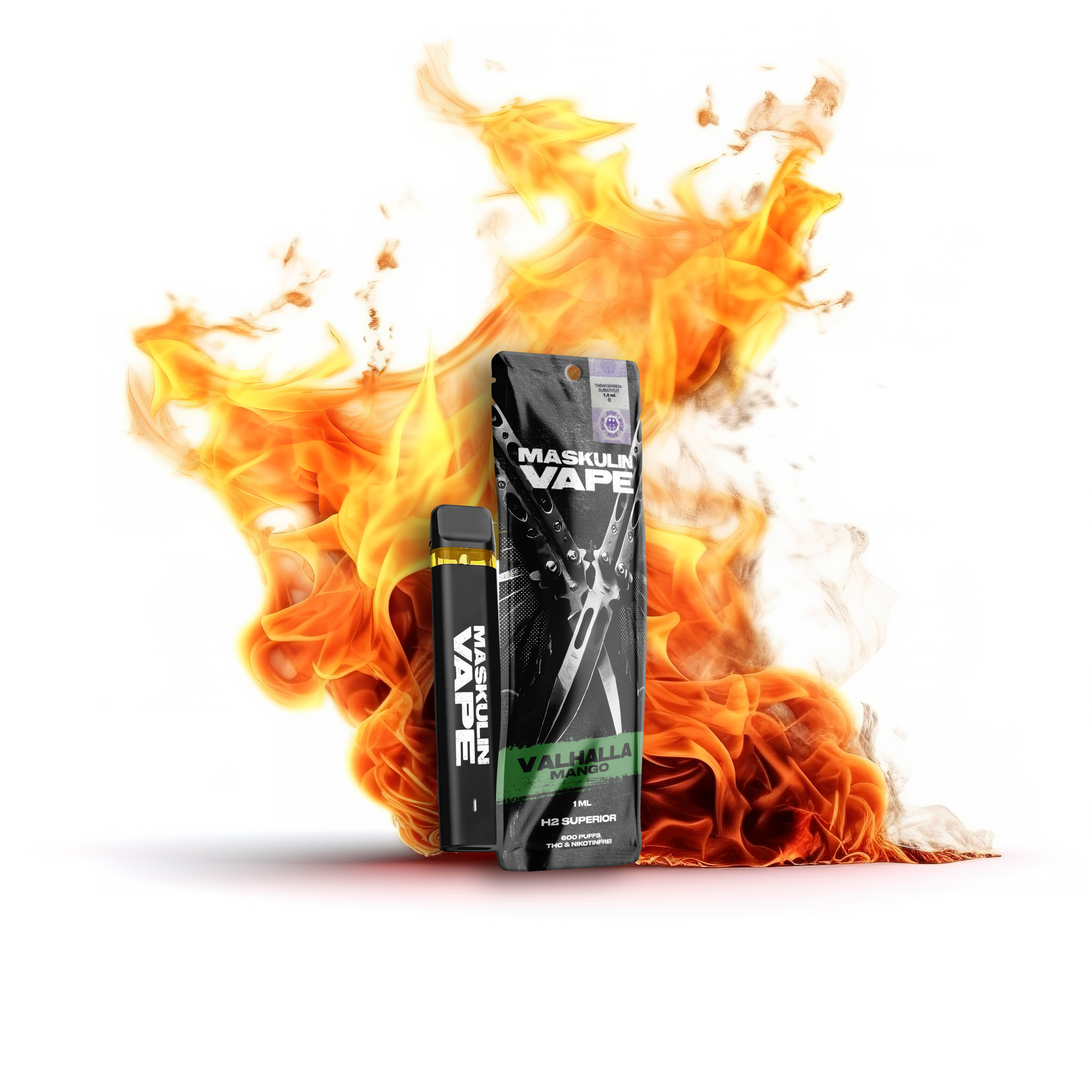 Maskulin Vape H2 Superior Valhalla Mango HHCVapes